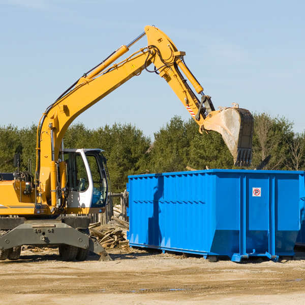 how does a residential dumpster rental service work in Deane